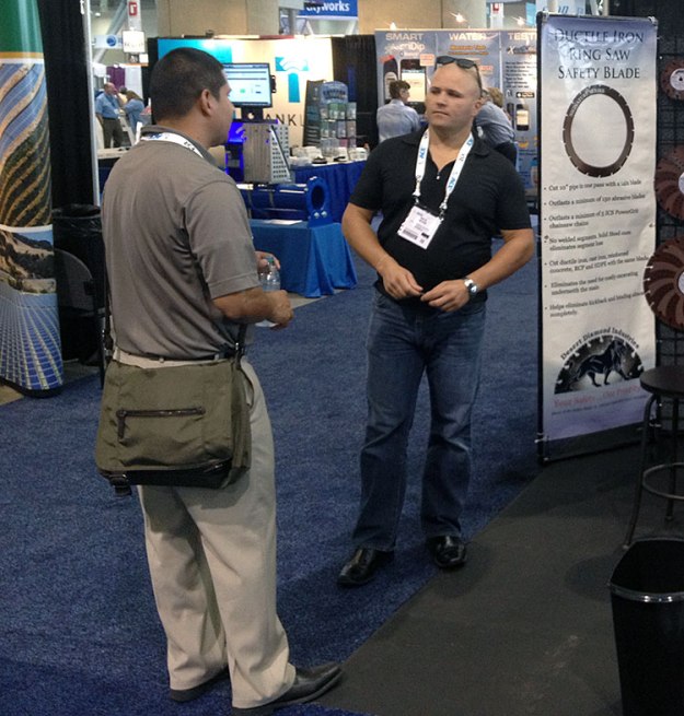Nicholas Mione with Customer at ACE14, June 8